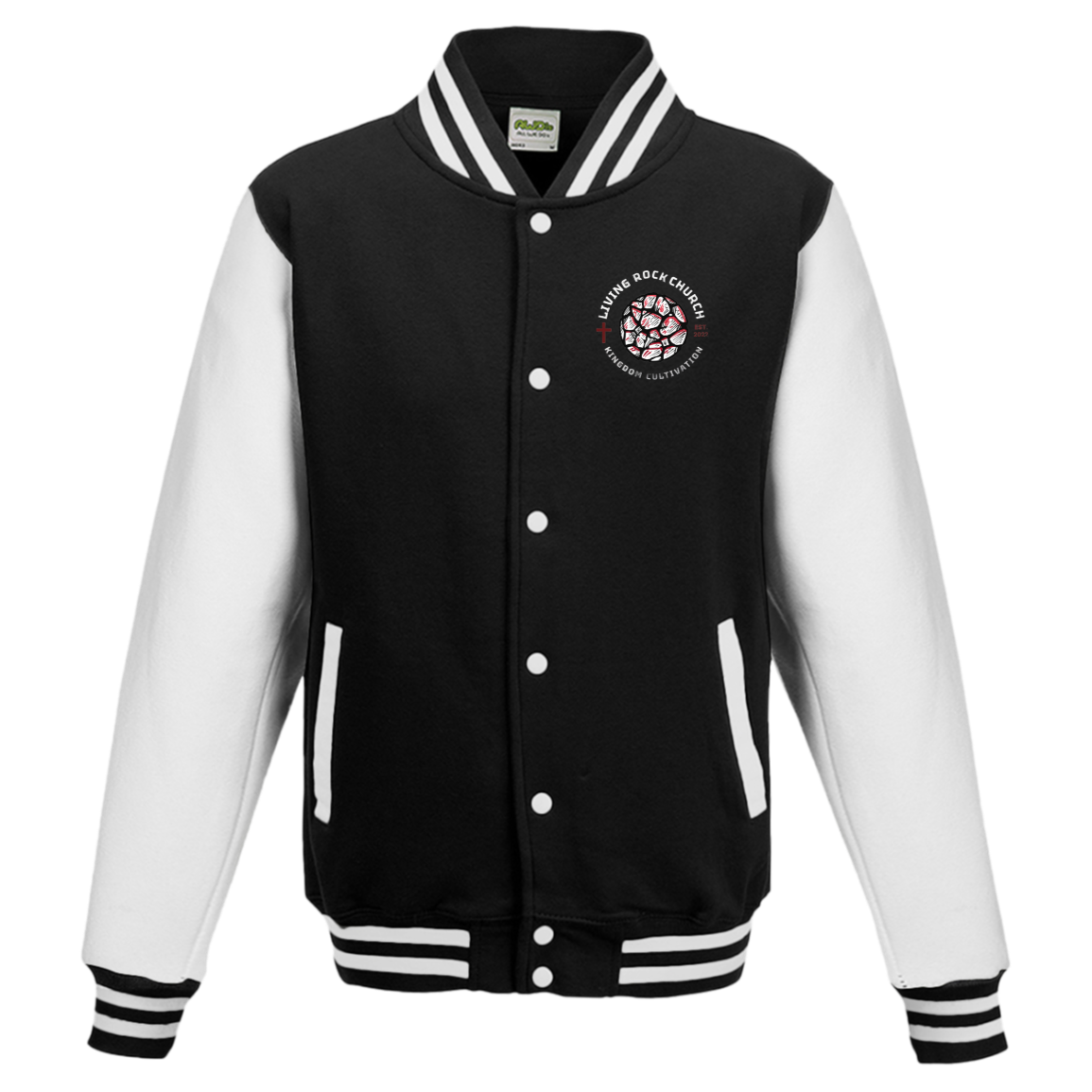 #RockKingdom Mens Letterman Jacket