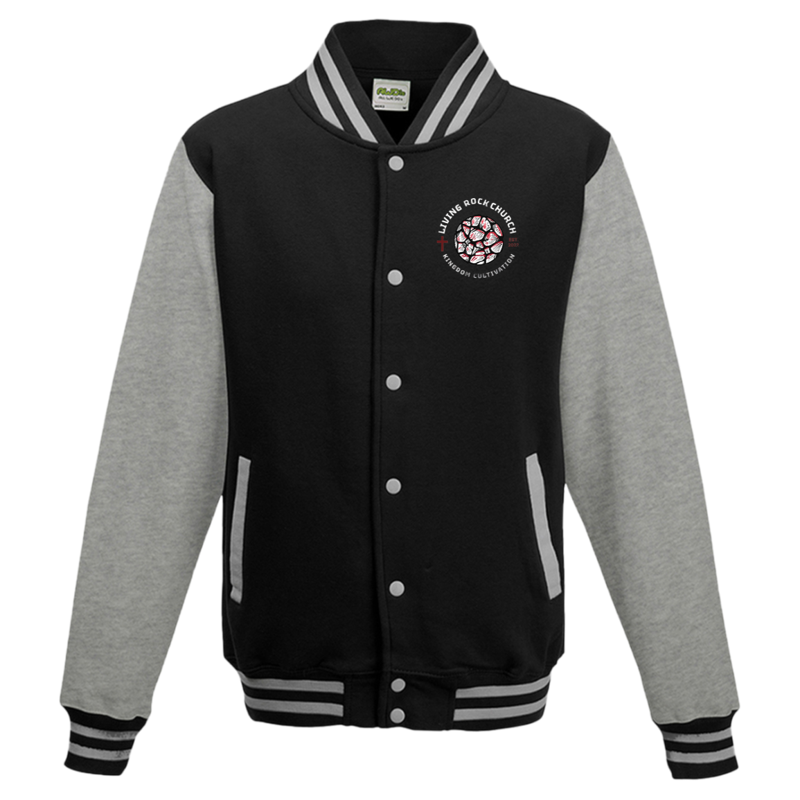 #RockKingdom Mens Letterman Jacket